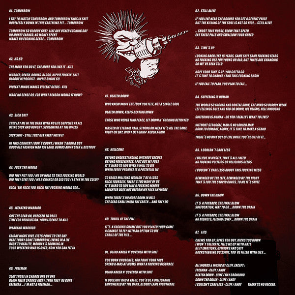 Driller Killer : Fuck The World (LP, Album, Ltd, Num, RE)