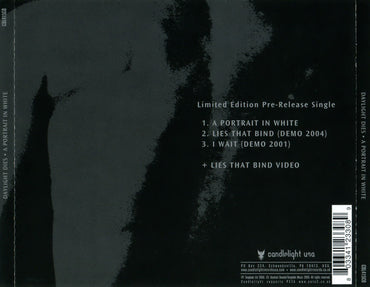 Daylight Dies : A Portrait In White (CD, Single, Enh, Ltd, Pre)