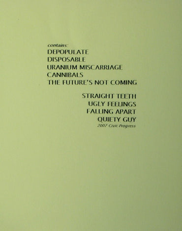 Civic Progress : Disposable e.p. (7", EP)