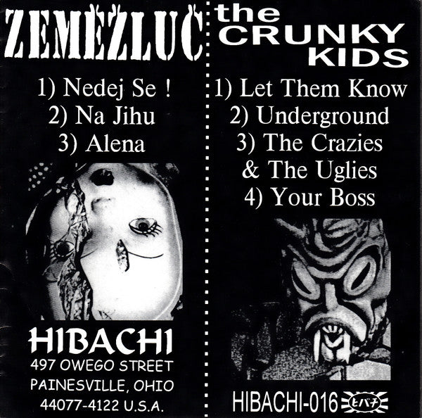 The Crunky Kids / Zeměžluč : East Block Meets Mid West (7")