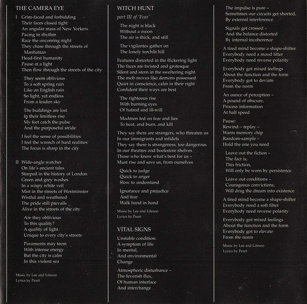 Rush : Moving Pictures (CD, Album, RM, RP, PMD)