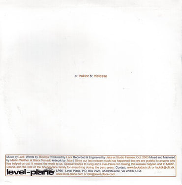 Lack (2) : Greetings From A Non-Believer (7", Ltd, Ora)