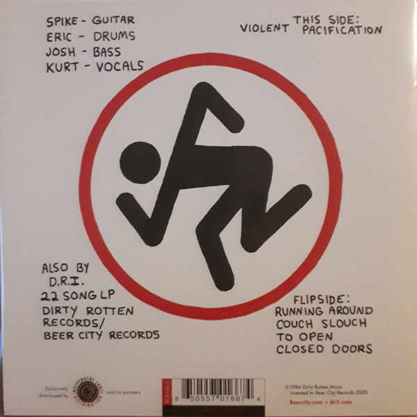 Dirty Rotten Imbeciles : Violent Pacification (7", RE)