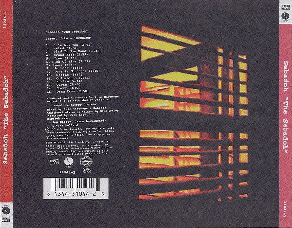 Sebadoh : The Sebadoh (CD, Album)