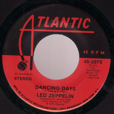 Led Zeppelin : Over The Hills And Far Away (7", PL )