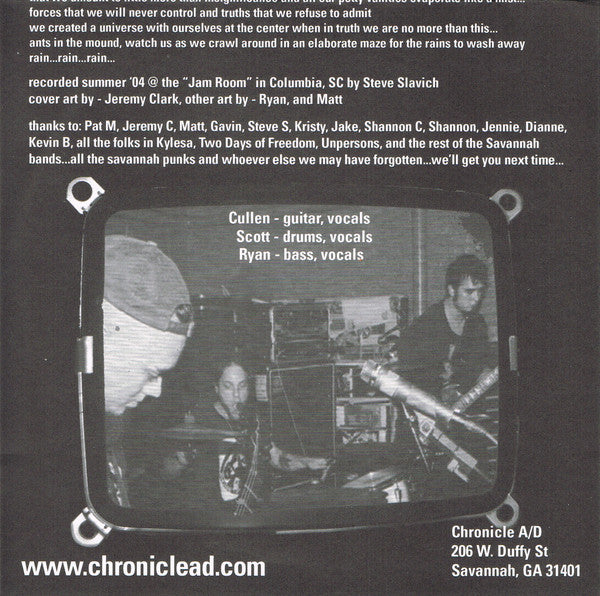 Chronicle A/D : Enough Rats In The Walls... And The Empires Fall (7")