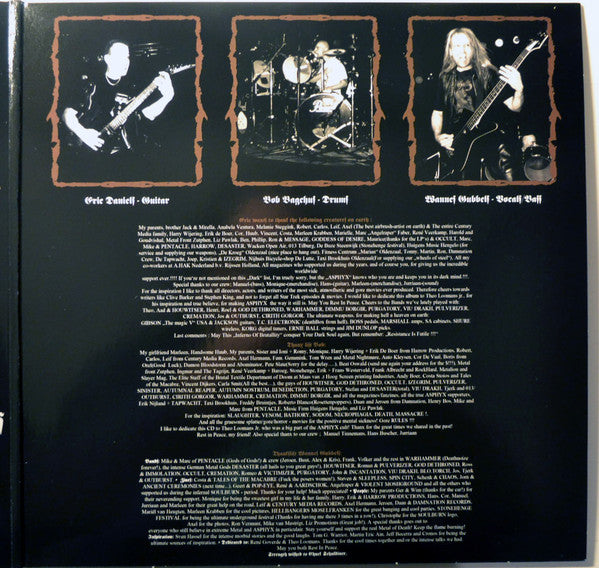 Asphyx (2) : On The Wings Of Inferno (LP, Album, Ltd, RE, Gat)