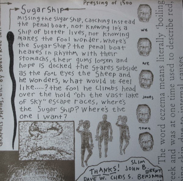 Jonestown (2) : Sugar Ship (7", Single)