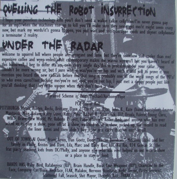 Pyramid Scheme : House Arrest (7")