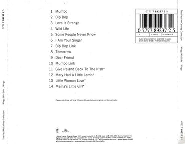Wings (2) : Wild Life (CD, Album, RE, RM)