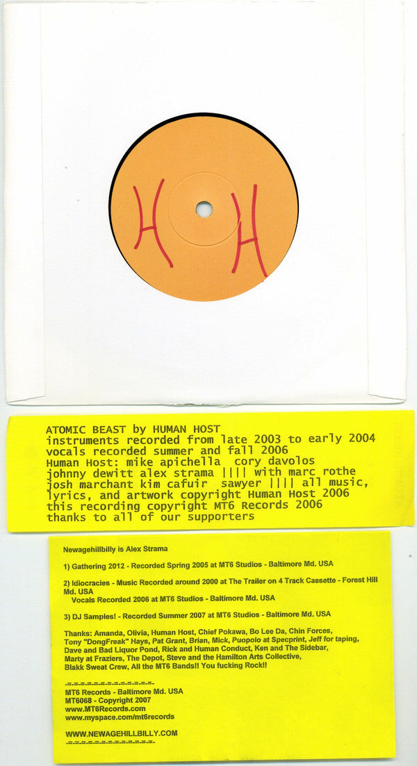 Human Host / Newagehillbilly : Split (7")