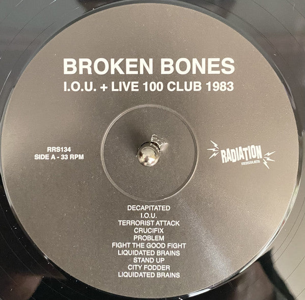 Broken Bones : I . . O . . U . . . . Nothing (LP, MiniAlbum, Ltd, RE)
