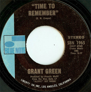 Grant Green : Sookie, Sookie / Time To Remember (7", Single, Styrene)