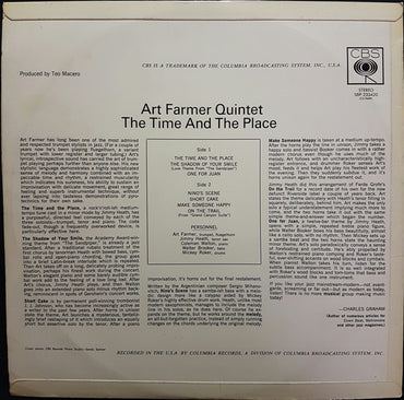 Art Farmer Quintet : The Time And The Place (LP, Album)