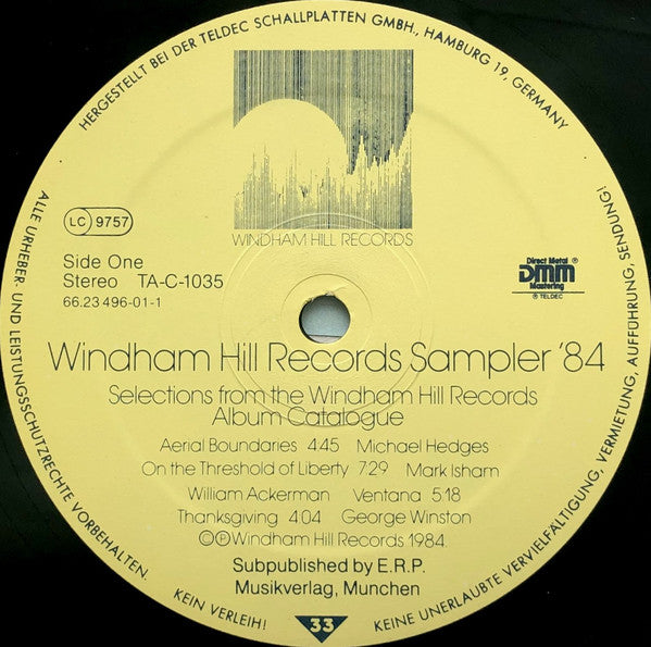 Various : Windham Hill Records Sampler '84 (LP, Smplr)