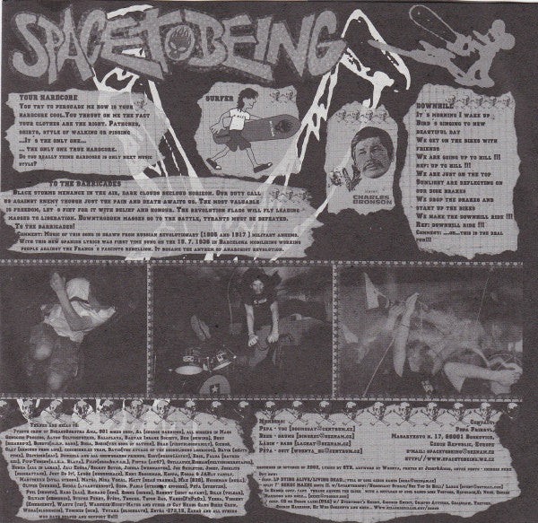 Space To Being / Taste Of Flesh : Space To Being / Jump To The Street... And Make It Right!! (7", EP)