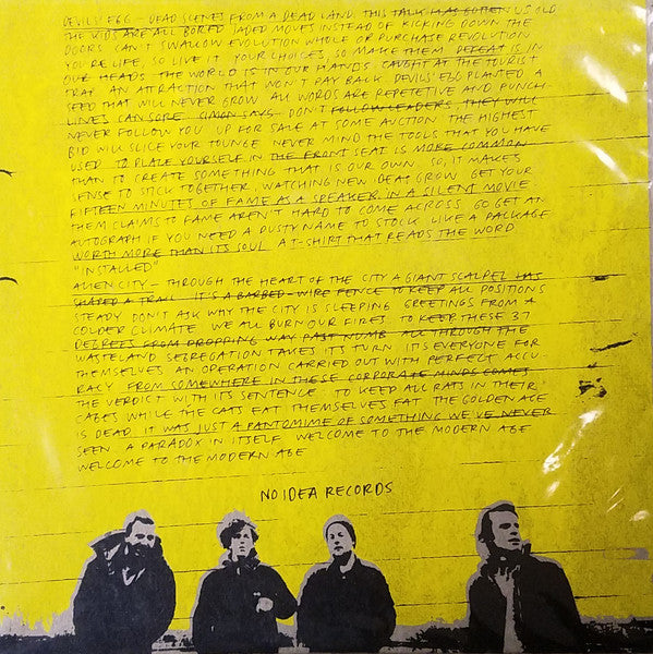 Trapdoor Fucking Exit : Devils' Egg (7", Yel)