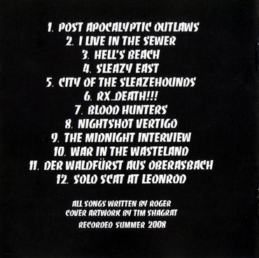 Splatter Whore : City Of The Sleazehounds (CD, Album)