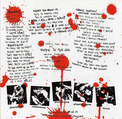 Knife In The Leg : Bloodlust EP (7", EP)