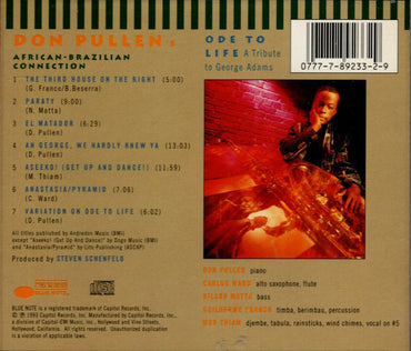 Don Pullen & The African-Brazilian Connection : Ode To Life (A Tribute To George Adams) (CD, Album)