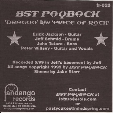 BST Payback : Dragon (7", Single, Ltd)