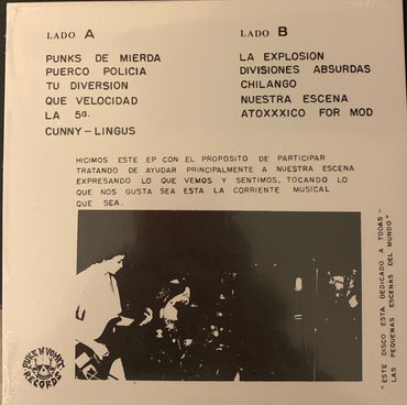 Atoxxxico : Punks De Mierda (7", EP, RE)