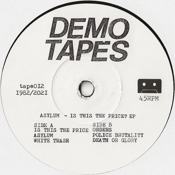 Asylum (49) : Is This The Price EP (7", EP)