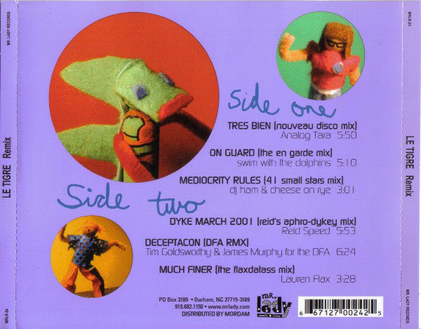 Le Tigre : Remix (CD, EP)