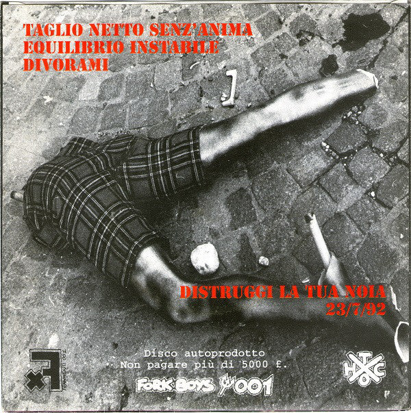 Frammenti : Taglio Netto Senz'Anima (7", EP)