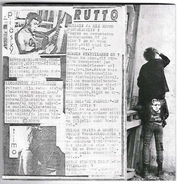 T.H.E Rutto : Ei Paluuta (7", EP, Ltd, RE)