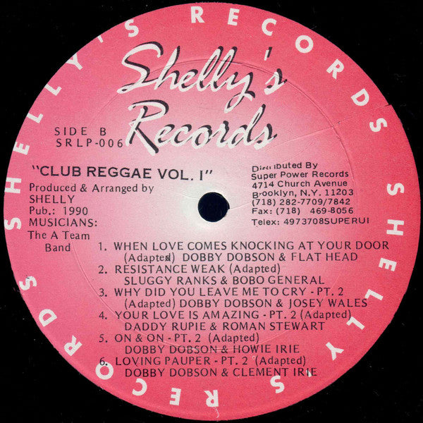 Various : Club Reggae Volume One (LP, Comp)