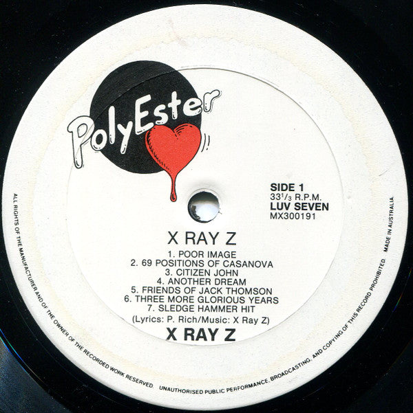 X Ray Z : X-ray-Z (LP, Album)