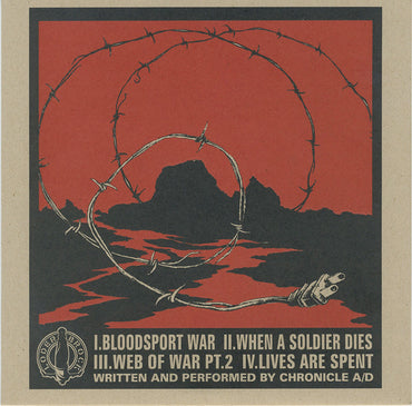 Chronicle A/D : Bloodsport War (7", Bla)