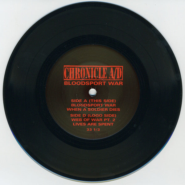 Chronicle A/D : Bloodsport War (7", Bla)
