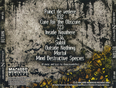 Abnormyndeffect : Betwin (CD, Album)