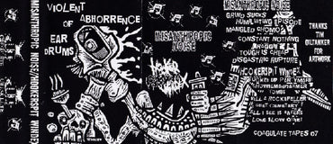 Misanthropic Noise / Hooker Spit Windex : Violent Abhorrence Of Ear Drums (Cass, Album, Blu)