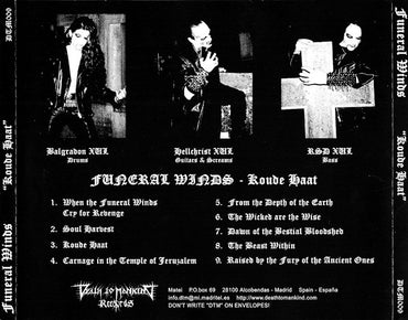 Funeral Winds : Koude Haat (CD, Album)