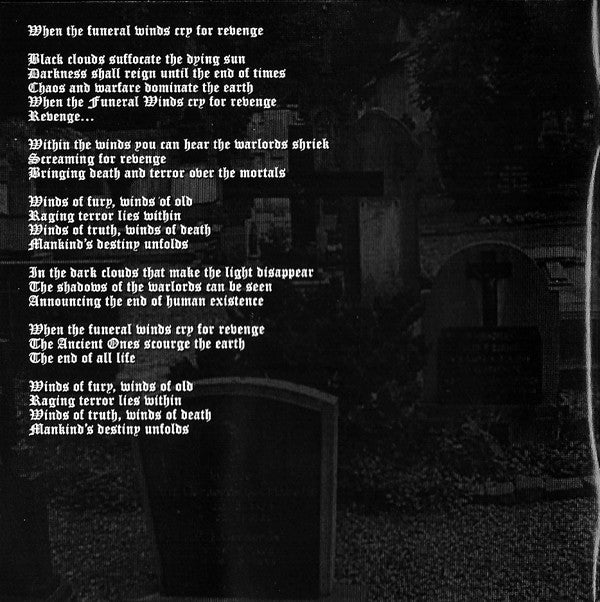 Funeral Winds : Koude Haat (CD, Album)