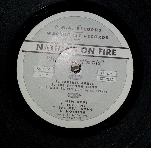 Nations On Fire : Live At Vortn' Vis (7")