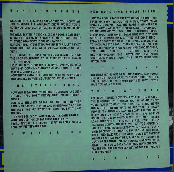 Nations On Fire : Live At Vortn' Vis (7")