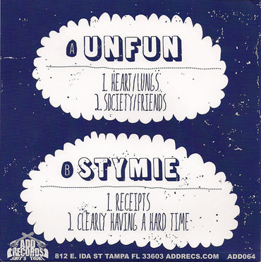 Unfun / Stymie (5) : Unfun / Stymie (7", Bla)