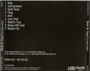 Death In Vegas : The Contino Sessions (CD, Advance, Album, Promo)