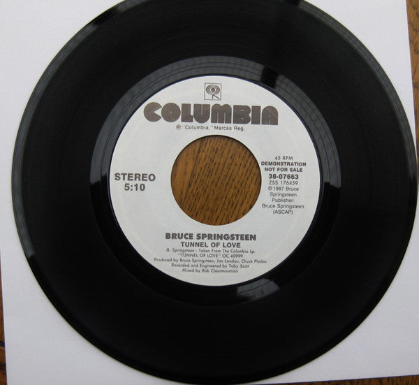 Bruce Springsteen : Tunnel Of Love (7", Promo)