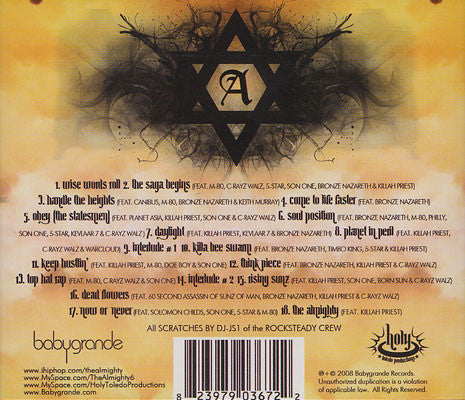 Almighty (5) : Original S.I.N. (CD, Album)