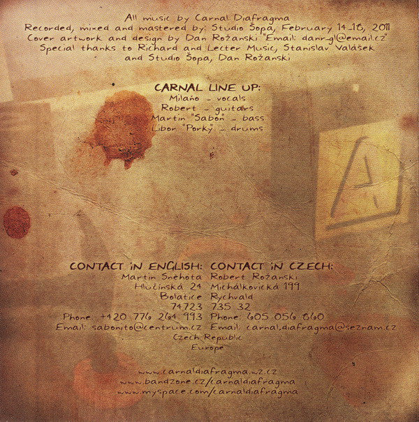 Carnal Diafragma : Planet Of Children's Heads (CD, Album)