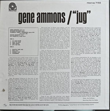 Gene Ammons : "Jug" (LP, RE)