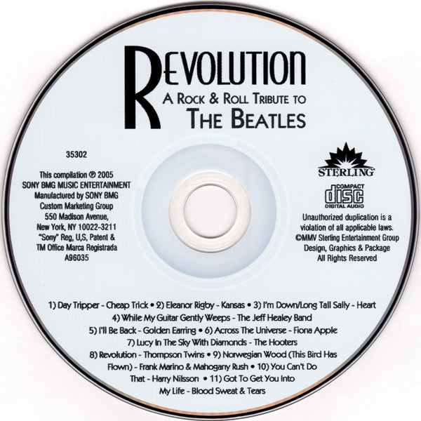 Various : Revolution (A Rock & Roll Tribute To The Beatles) (CD, Comp)