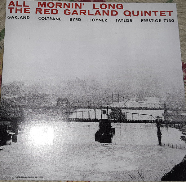 The Red Garland Quintet : All Mornin' Long (CD, Album, Ltd, RE, RM)