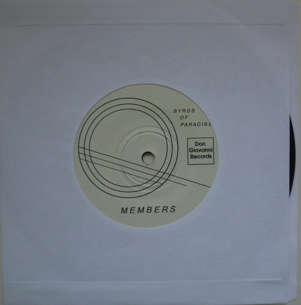 Byrds Of Paradise : Omega Man / Members (7", Single)