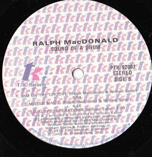Ralph MacDonald : Sound Of A Drum (LP, Album, RE)